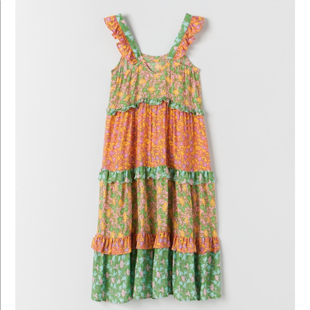 Zara long matching dress - Picture 4 of 7